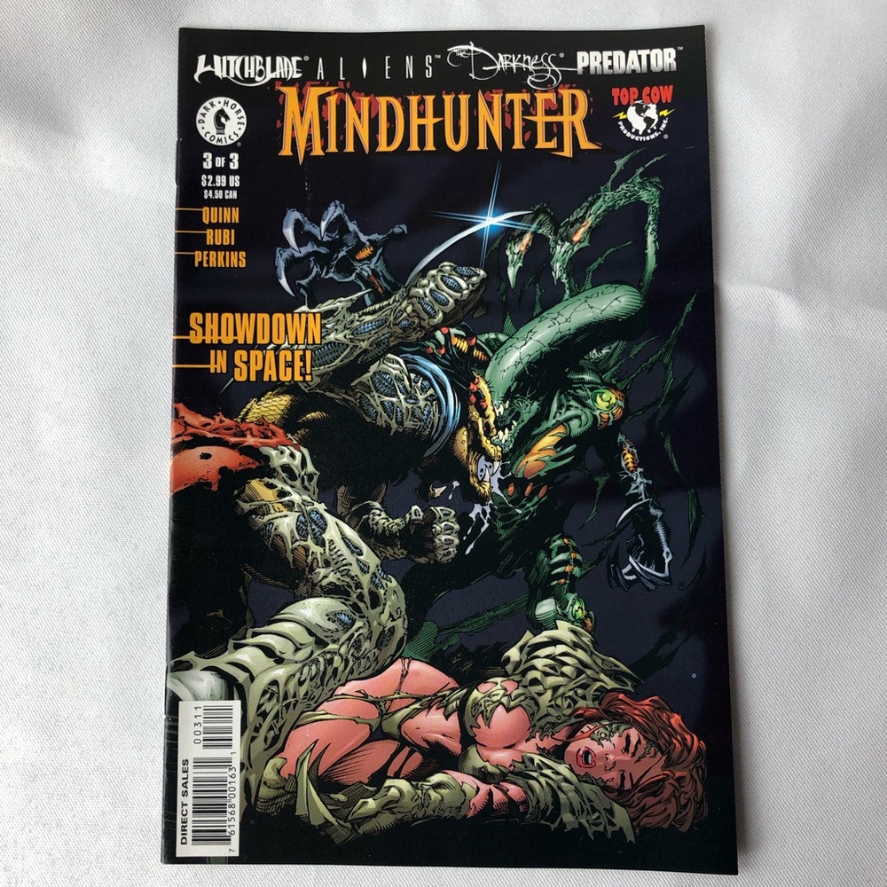 Witchblade/Aliens/Darkness/Predator Mindhunter #3 of 3 Feb 01 Dark Horse
